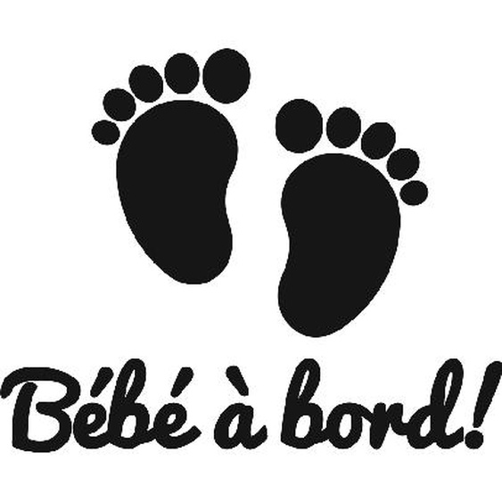 Sticker auto bébé à bord