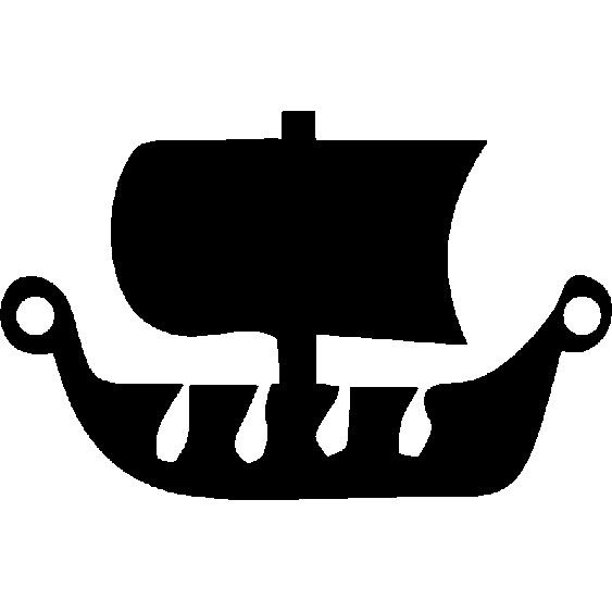Sticker Bâteau viking