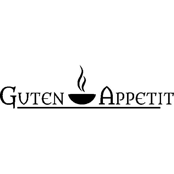 Sticker cuisine citation Guten Appetit