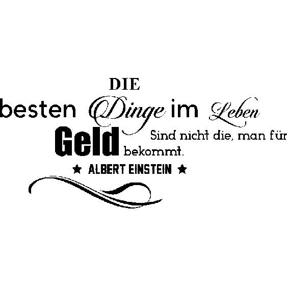 Sticker Die besten dinge im leben - Albert Einstein