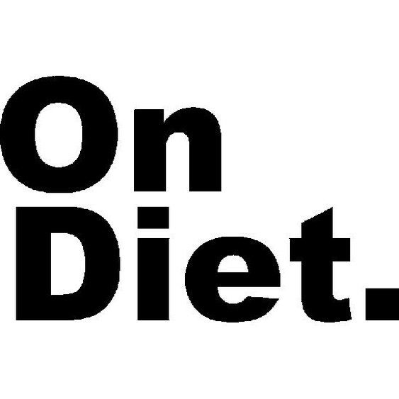 Sticker frigo On Diet