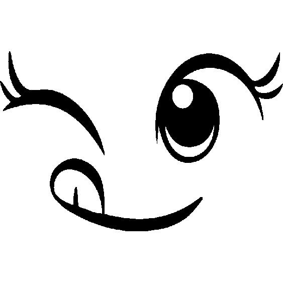 Sticker frigo smiley clin doeil