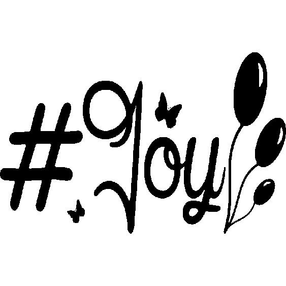 Sticker Hashtag joy