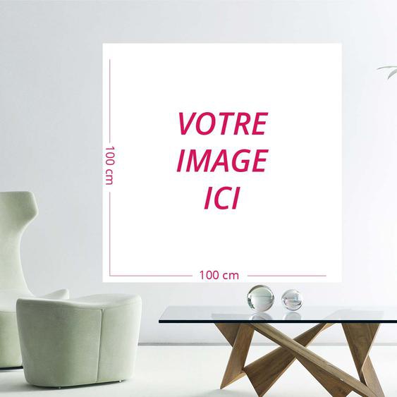 Sticker image personnalisable carré H100 x L100 cm