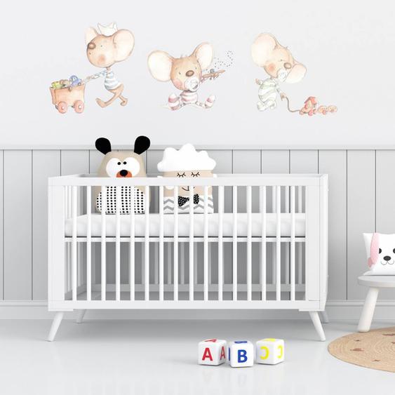 Sticker Mural Chambre Enfant Playing Multicolore