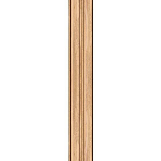 Sticker panneau de bois clair et noir H60 x L400 cm