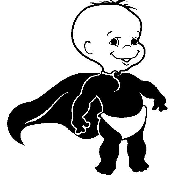 Sticker Super bébé