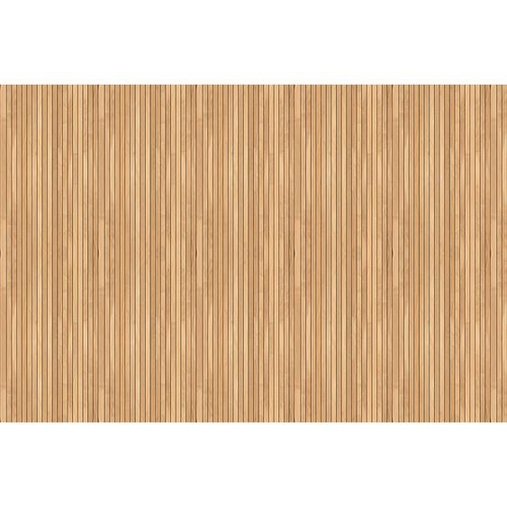 Sticker tête de lit bois scandinave H120 x L180 cm