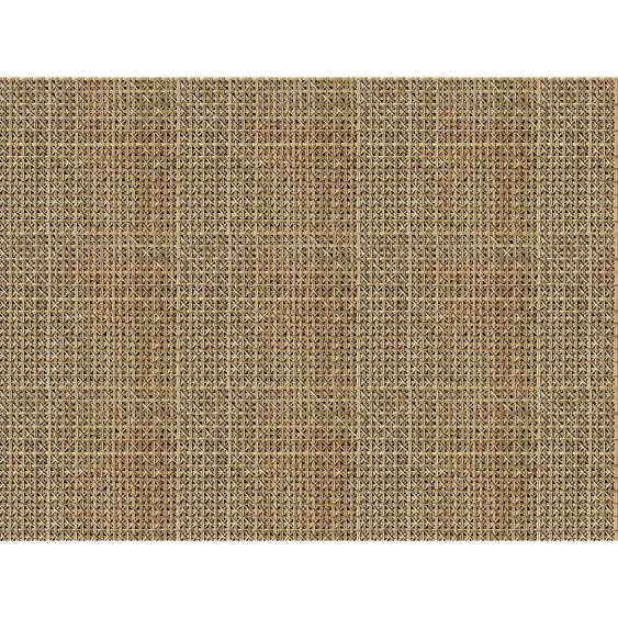 Sticker tête de lit rotin tressé forestier H120 x L160 cm