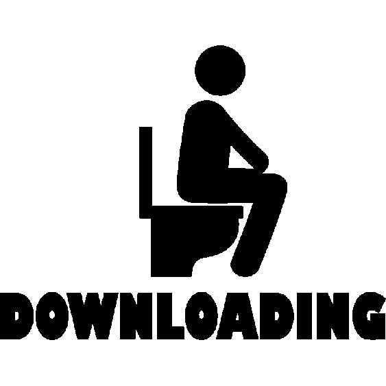 Sticker wc downloading