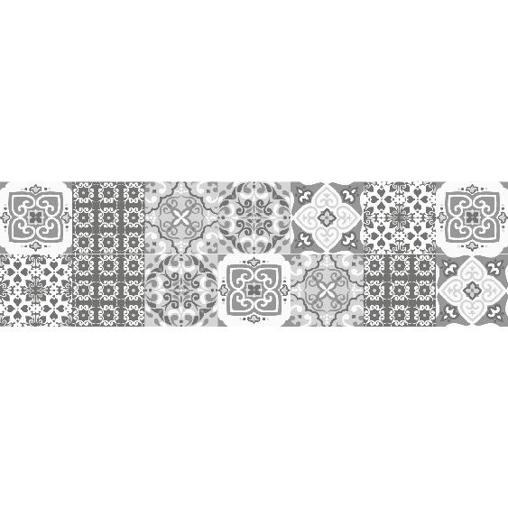 Stickers escalier nuances de gris Marrakech x 2