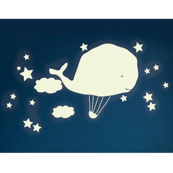 Stickers Phosphorescent Montgolfière Jaune