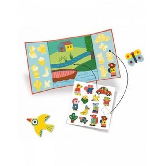 Stickers repositionnables les animaux