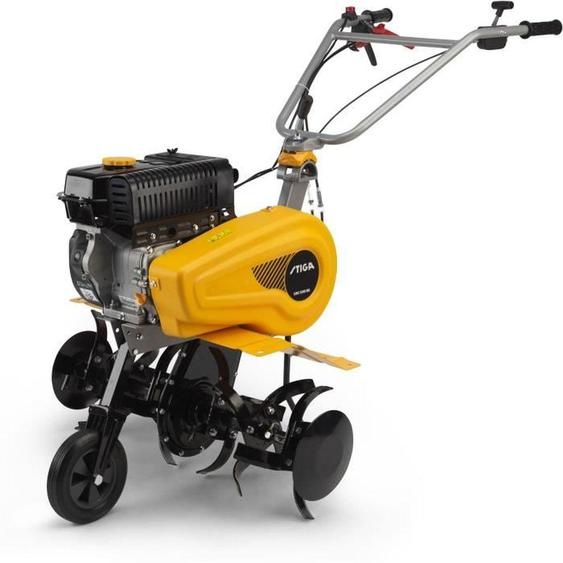 STIGA SRC 585 RG, motoculteur de 182 cc, 4 temps, avec une largeur de travail de 82 cm et équipé de 6 lames de coupe en métal