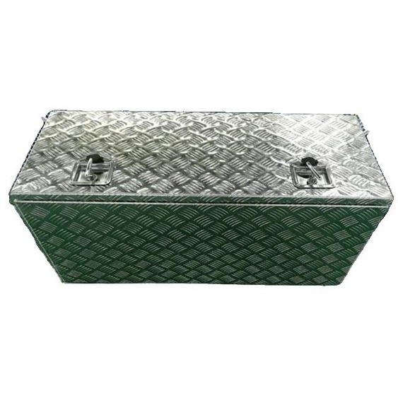 Stockage de la caisse à outils, construction en aluminium durable, protection contre les intempéries, système de verrouillage sûr