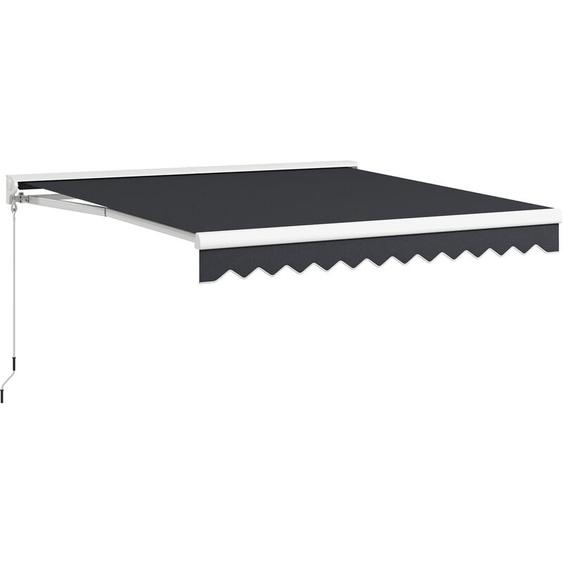 Outsunny - Store banne électrique manuel rétractable dim. 2,95L x 2,50l m anthracite