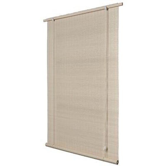 Store enrouleur Bois-Tissé tamisant argile 60 x 180 cm