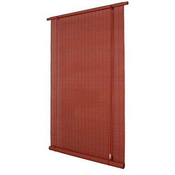 Store enrouleur Bois-Tissé tamisant ocre roussillon 120 x 220 cm