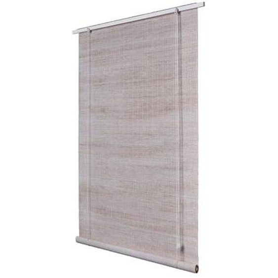 Store enrouleur Bois-Tissé tamisant scandinave 80 x 180 cm