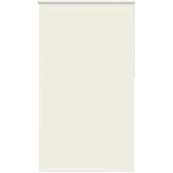 Store enrouleur occultant blanc cassé 140x210 cm largeur tissu