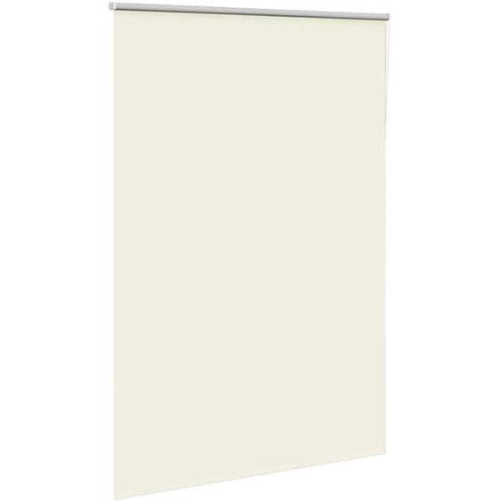 Store enrouleur occultant blanc cassé 150x210 cm largeur tissu