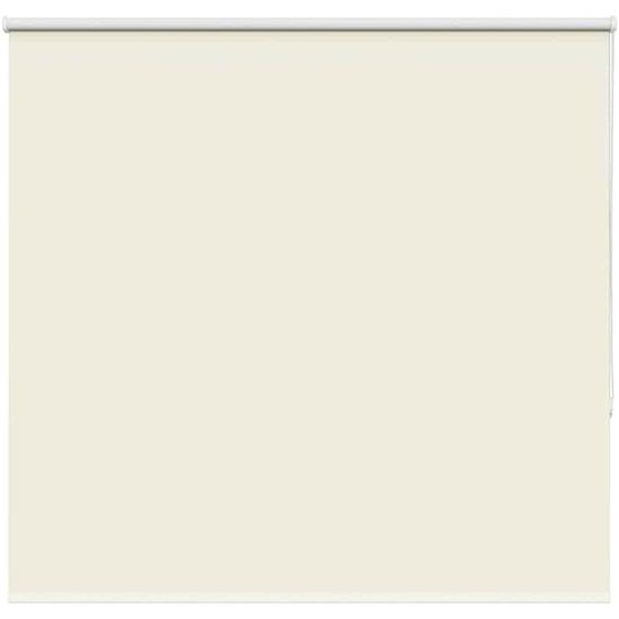 Store enrouleur occultant blanc cassé 165x175 cm largeur tissu