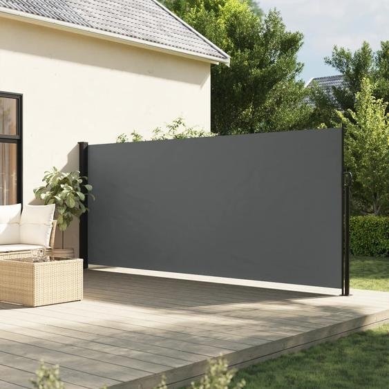 Store latéral simple extensible Anthracite 180x500 cm - Parasols FR3033371 1parcel