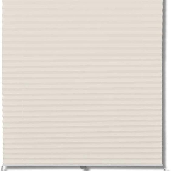 Store plissé enroulable 100x150cm Crème