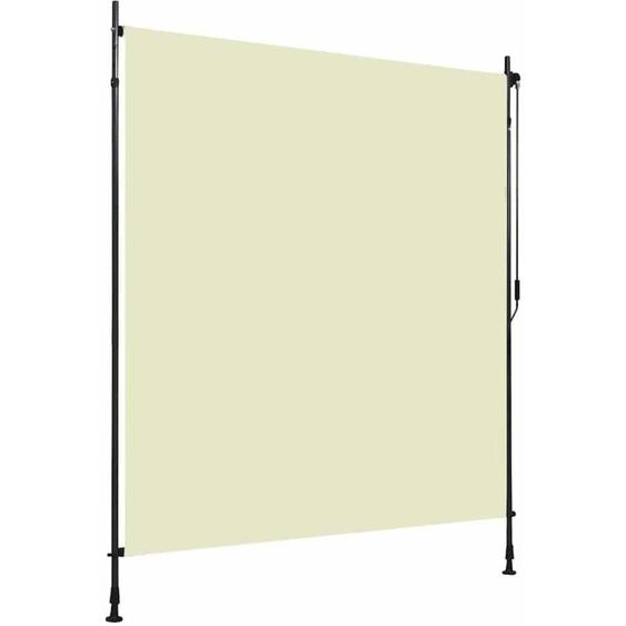 Store roulant dextérieur 200 x 270 cm Crème Vidaxl