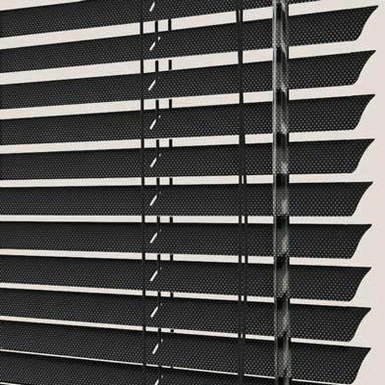 Store vénitien noir perforé