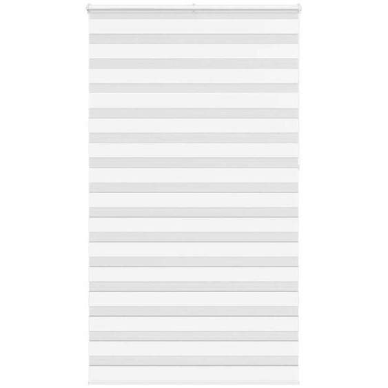 Store zèbre blanc 120x230 cm largeur du tissu 115,9cm polyester