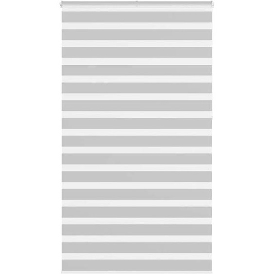 Store zèbre gris clair largeur du tissu 120,9 cm polyester