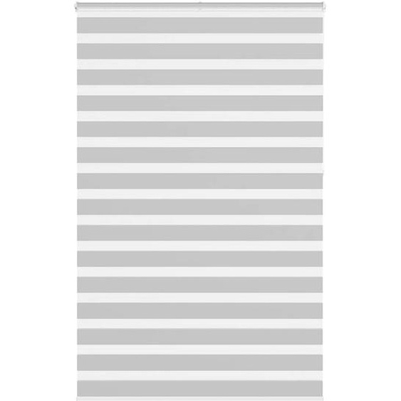 Store zèbre gris clair largeur du tissu 145,9 cm polyester