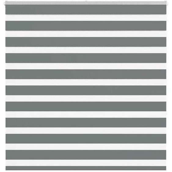 Store zèbre gris foncé largeur du tissu 140,9 cm polyester