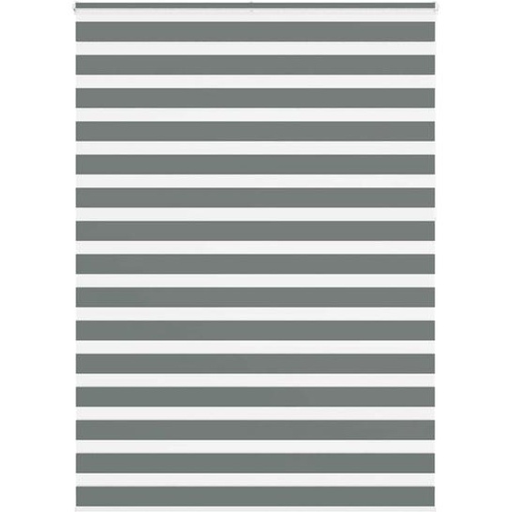 Store zèbre gris foncé largeur du tissu 160,9 cm polyester