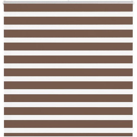 Store zèbre marron 150x100cm largeur du tissu 145,9cm polyester