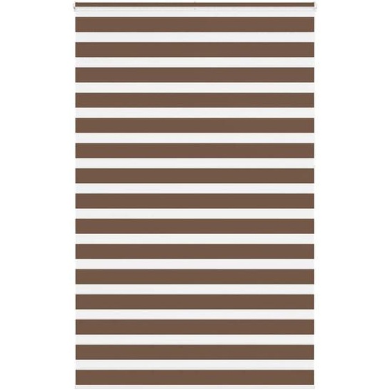 Store zèbre marron 150x230cm largeur du tissu 145,9cm polyester