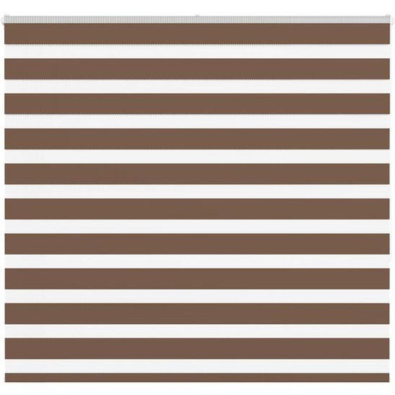 Store zèbre marron 160x150cm largeur du tissu 155,9cm polyester