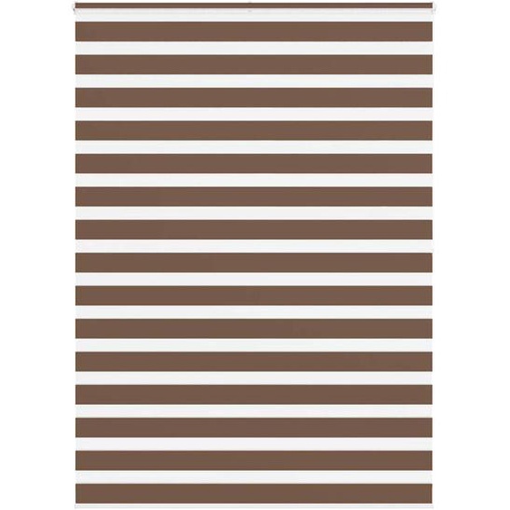 Store zèbre marron 160x200cm largeur du tissu 155,9cm polyester