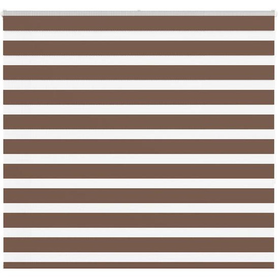 Store zèbre marron 165x150cm largeur du tissu 160,9cm polyester