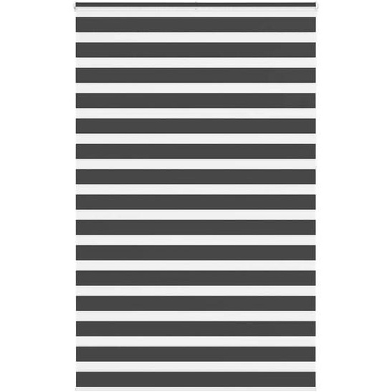 Store zèbre noir 145x230 cm largeur du tissu 140,9 cm polyester