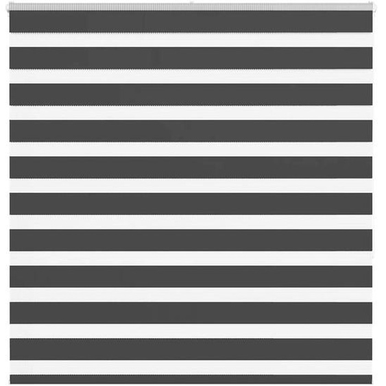Store zèbre noir 150x150 cm largeur du tissu 145,9 cm polyester