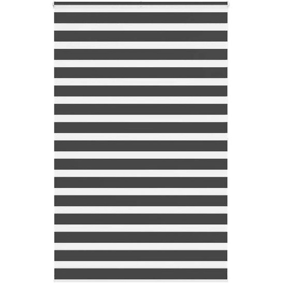 Store zèbre noir 150x200 cm largeur du tissu 145,9 cm polyester