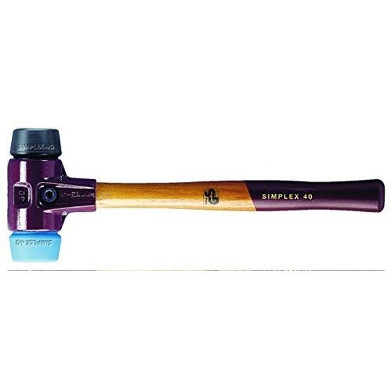 Stubai Schonhammer Simplex, noir & bleu 60 mm