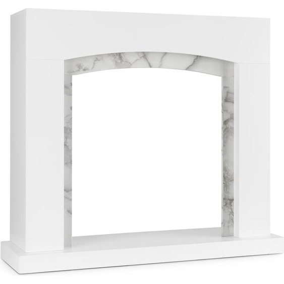 Studio Frame II Boîtier de cheminée MDF Décoration marbre