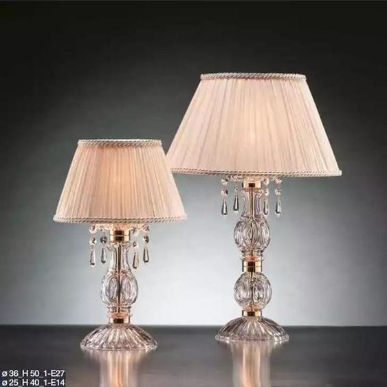 Style antique lampe de table lampes lustre cristal lampe de table