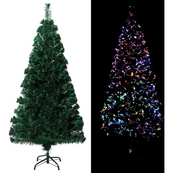 Style élégant Arbre de Noël artificiel avec support Vert 120 cm Fibre de verre DE9555884