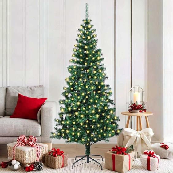Style élégant Arbre de Noël artificiel pré-éclairé Vert 180 cm - Arbres de Noël artificiels Hommie1647989 2parcel