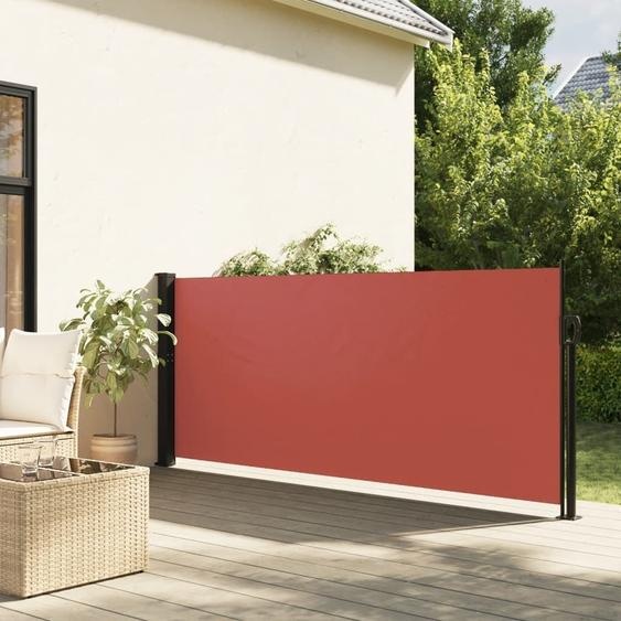 Style élégant Store latéral extensible rouge terracotta 140x600 cm - Parasols Hommie1455734 1parcel