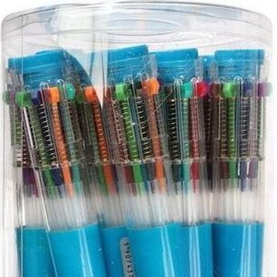 Stylo 10 couleurs (12 pièces)